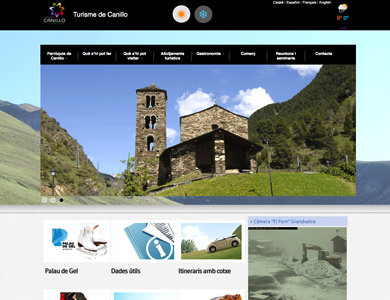 Oficina de Turisme Canillo : Consultoria i desenvolupament Web.